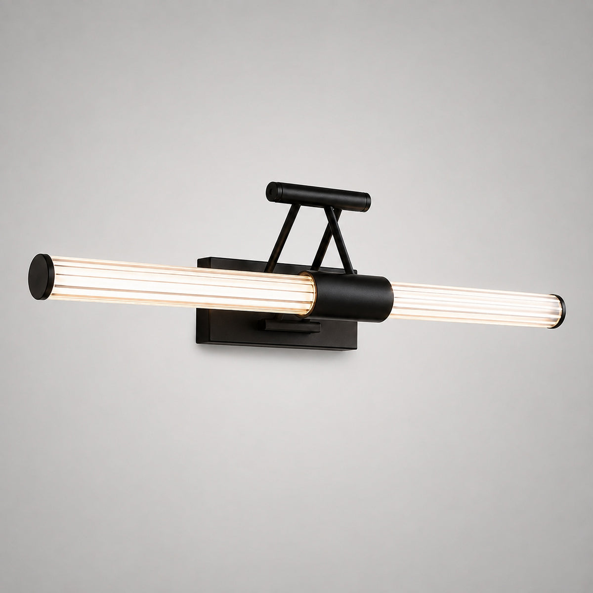 Modern LED Bathroom Vanity Light Wall Mounted with Adjustable Arms and 360-Degree Illumination