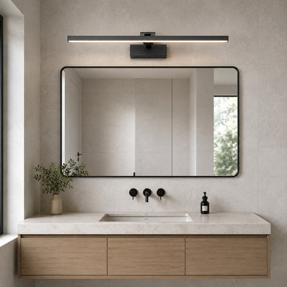 Modern Bathroom Vanity Light Bar Wall Mounted Metal Acrylic LED Adjustable Dual Color Temperature
