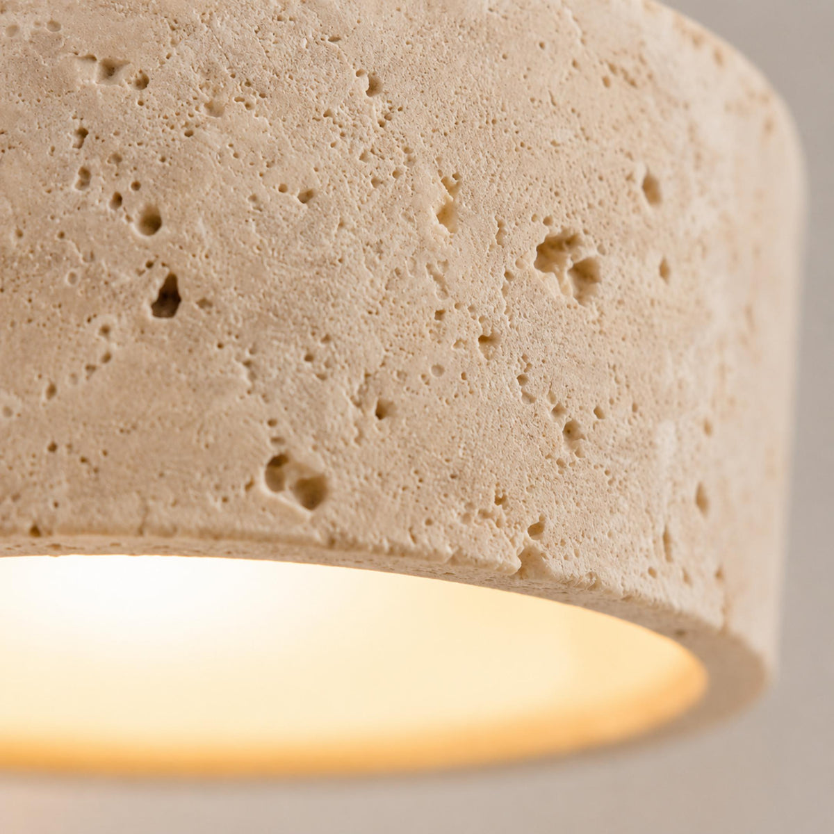 Rustic Wall Light Bathroom Sconce Hardwired Wood and Stone LED Energy Efficient Fixture