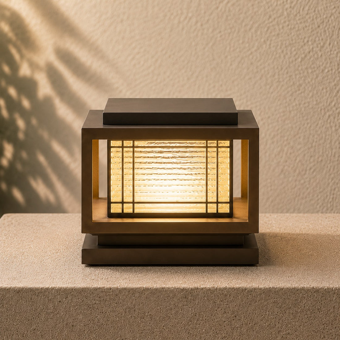 Solar Powered Modern Minimalist Outdoor Wall Light Waterproof LED Garden Fixture