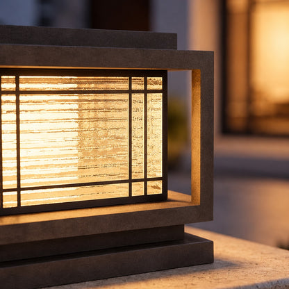 Solar Powered Modern Minimalist Outdoor Wall Light Waterproof LED Garden Fixture