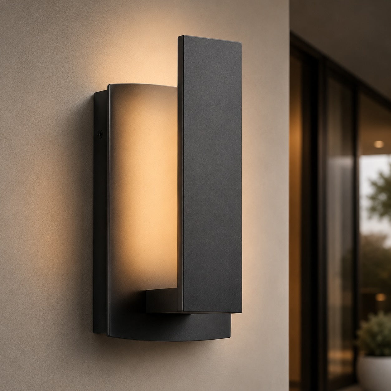 Modern Outdoor Wall Light Weatherproof Aluminum LED Fixture Wall Mounted for Stylish Illumination