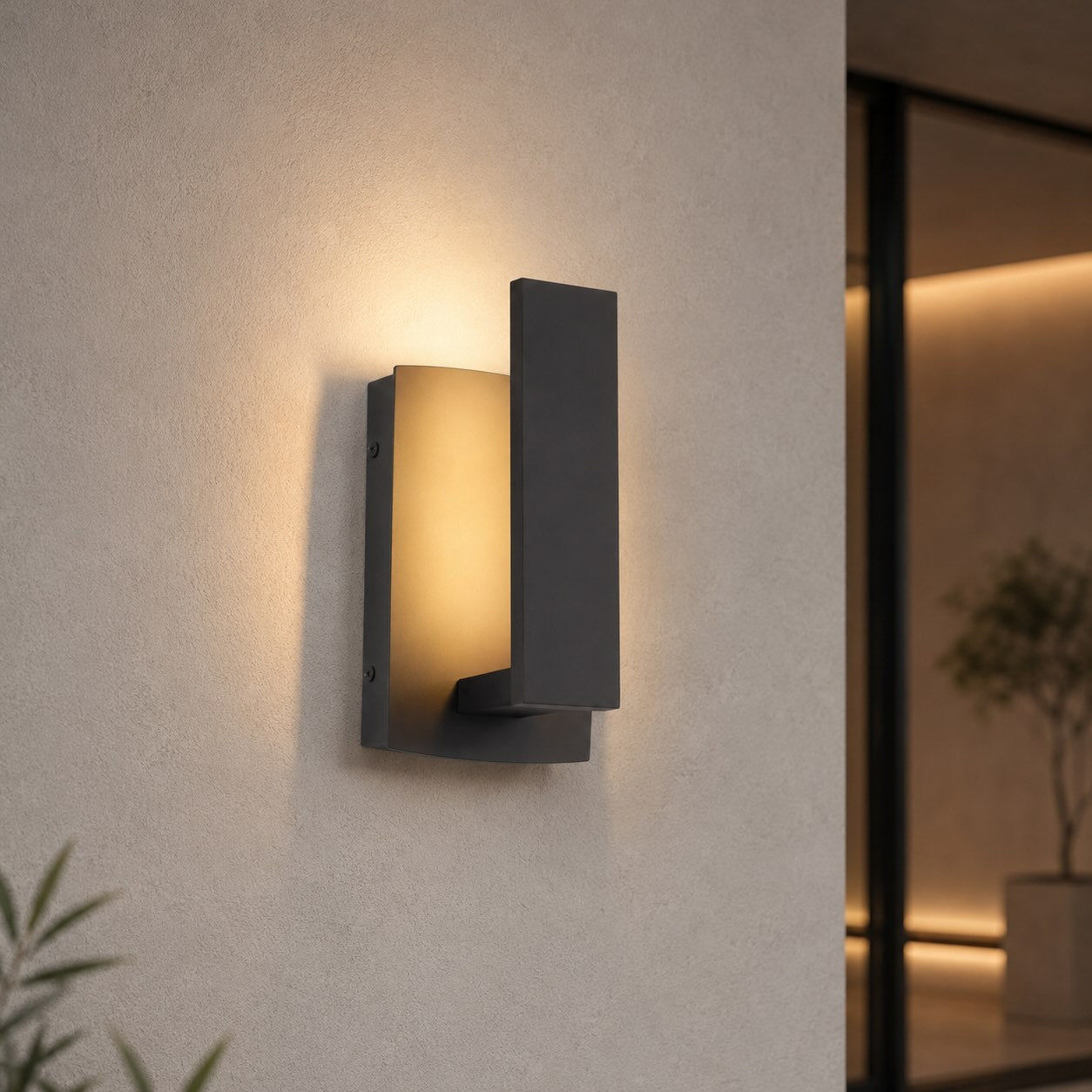 Modern Outdoor Wall Light Weatherproof Aluminum LED Fixture Wall Mounted for Stylish Illumination