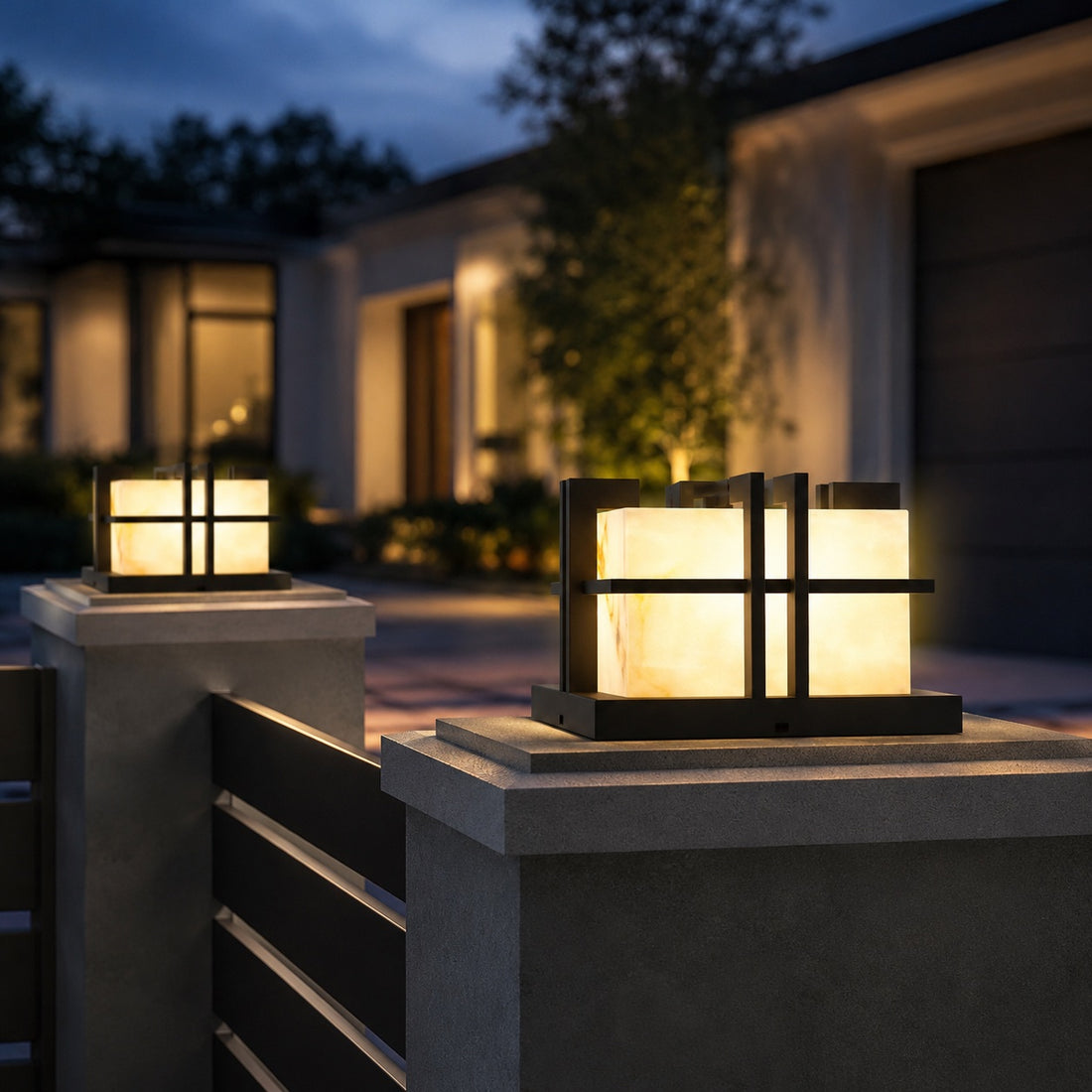 Modern Outdoor Landscape Light Pillar IP65 Waterproof LED Garden Light for Courtyard Pathway
