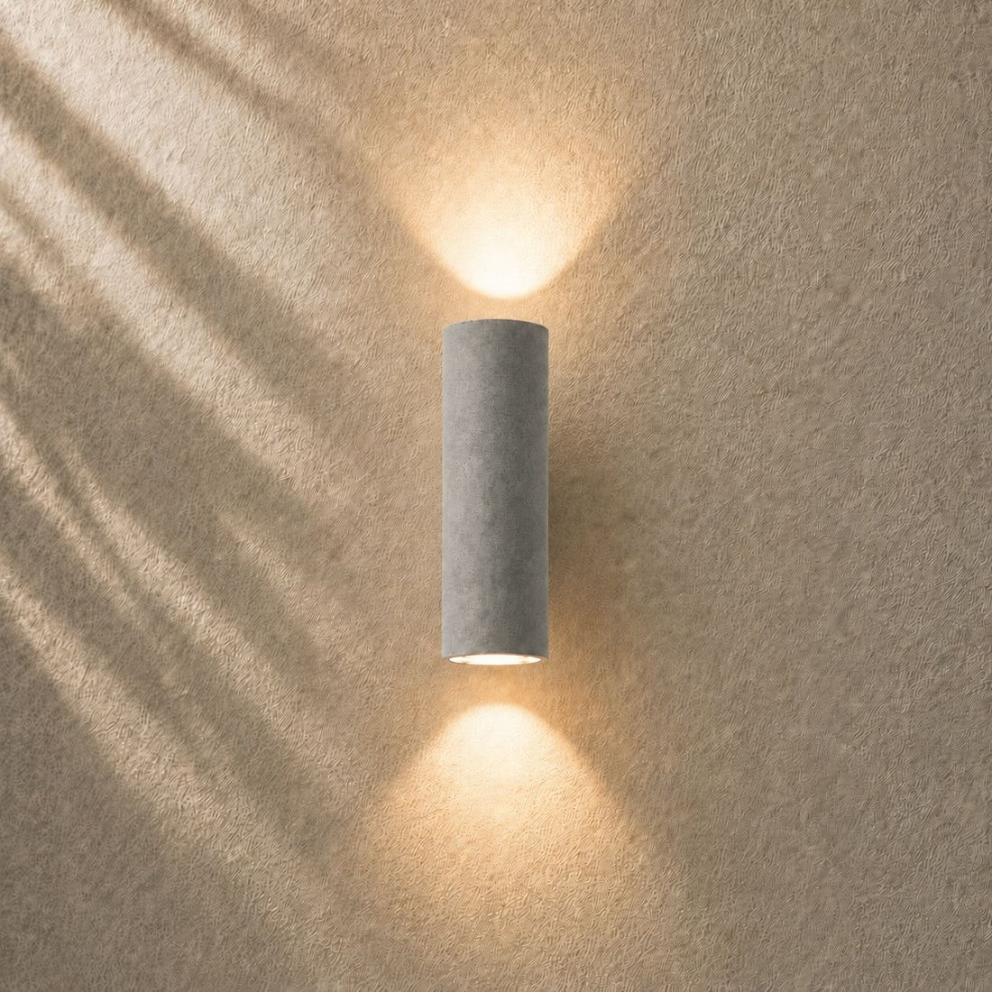 Modern Minimalist Wall Light Outdoor Wall Mounted Cement Fixture with IP54 Weather Resistance
