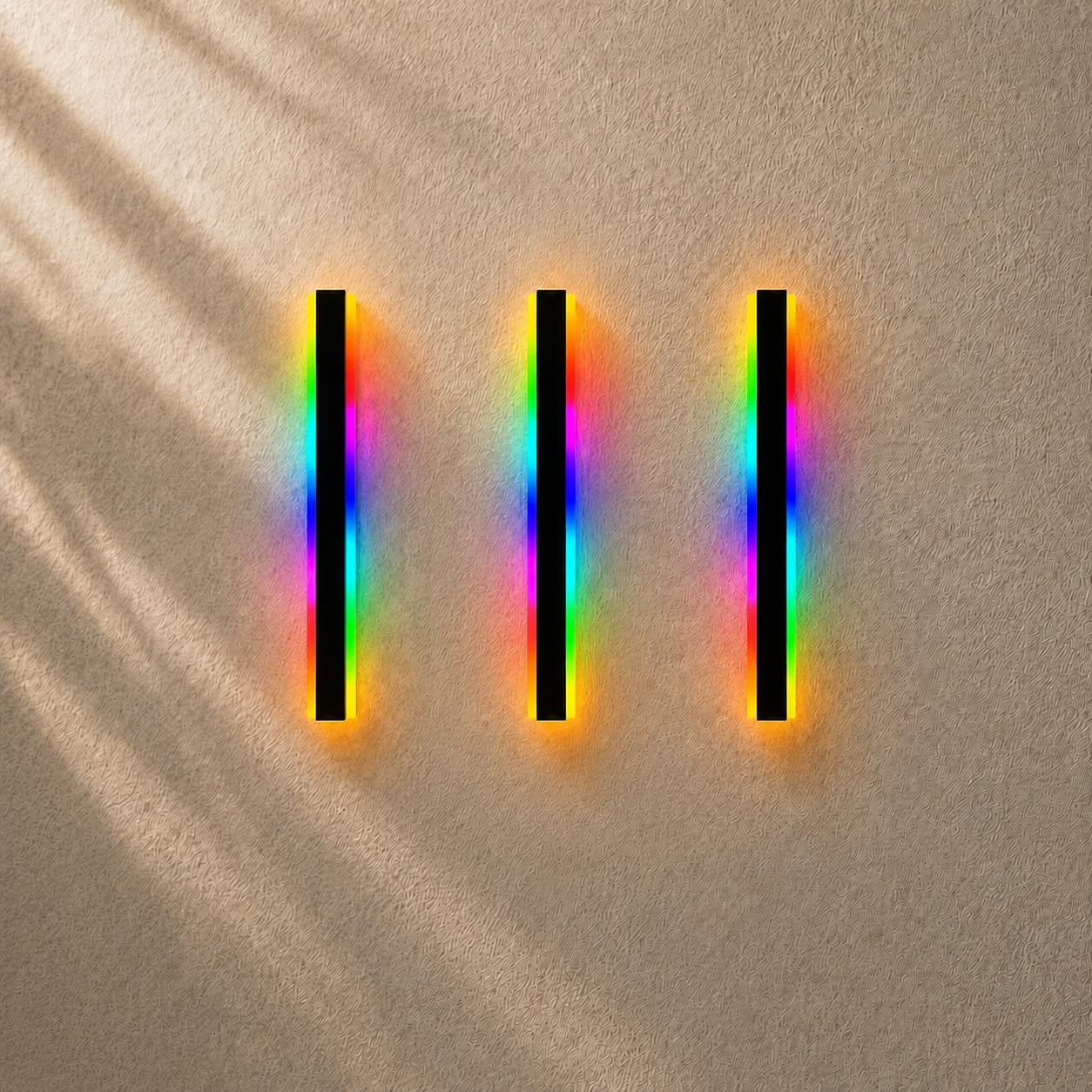 Modern Outdoor Wall Light Fixture Waterproof Aluminum LED with Remote and App Control IP65
