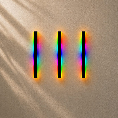 Modern Outdoor Wall Light Fixture Waterproof Aluminum LED with Remote and App Control IP65