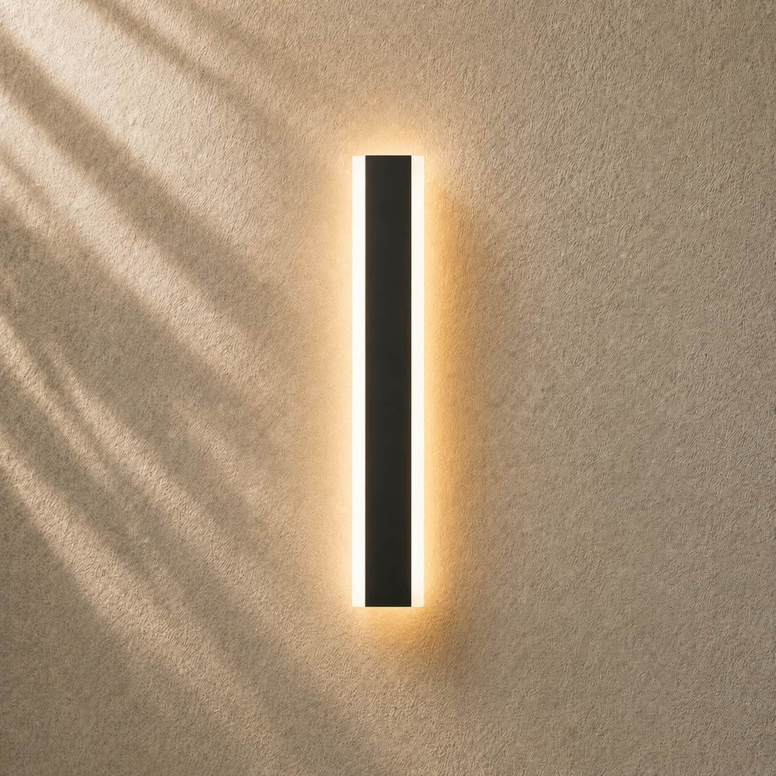Modern Outdoor Wall Light Waterproof Aluminum Sconce Dimmable Adjustable Length Exterior Lighting
