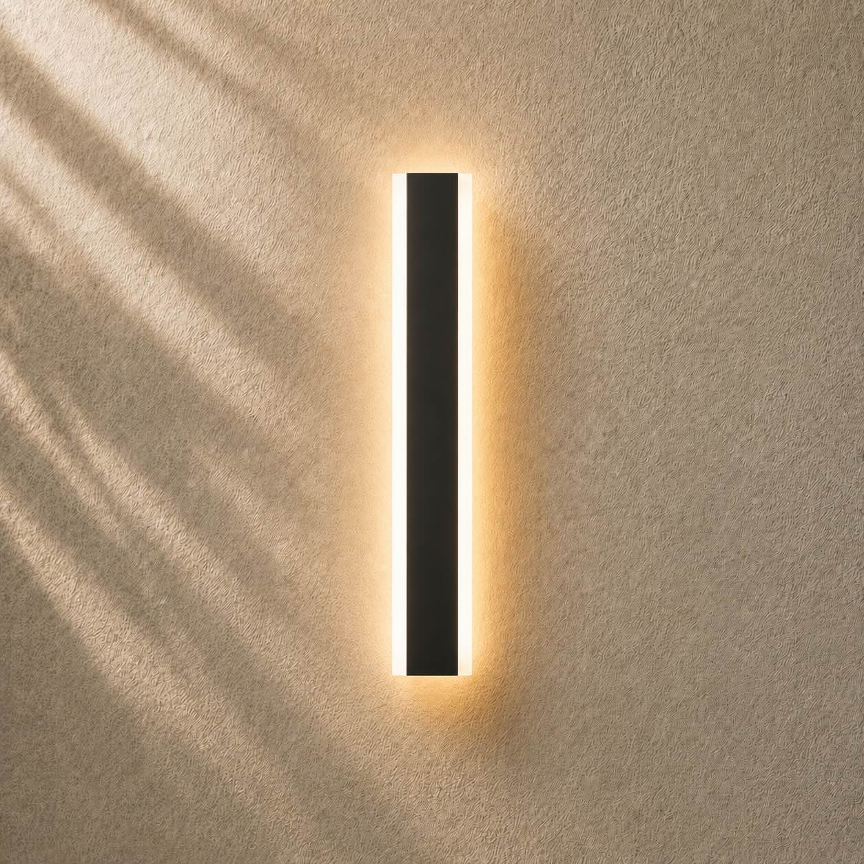 Modern Outdoor Wall Light Waterproof Aluminum Sconce Dimmable Adjustable Length Exterior Lighting