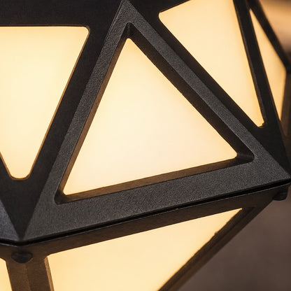 Modern Outdoor Pillar Light Aluminum Waterproof LED 3000K Warm White for Garden and Landscape Lighting