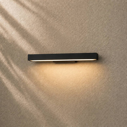 Modern LED Outdoor Wall Light Motion Sensor Rectangular Stainless Steel IP65 Waterproof
