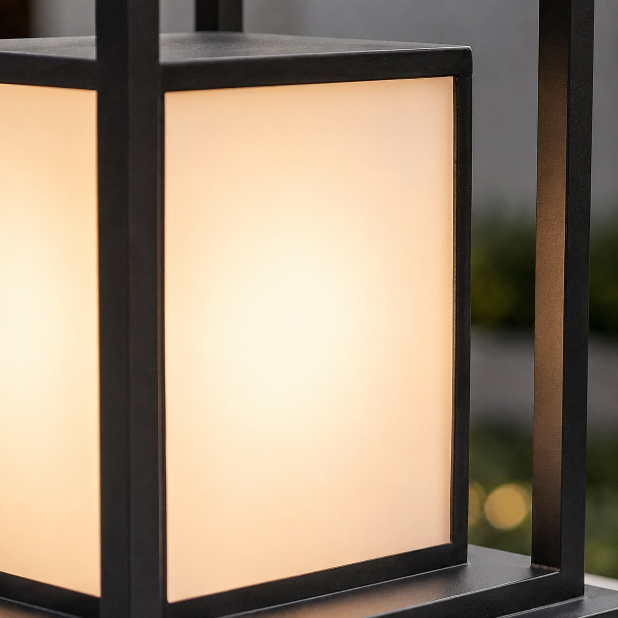 Solar Outdoor Wall Light Waterproof Stainless Steel Acrylic LED 3000K Warm White IP65