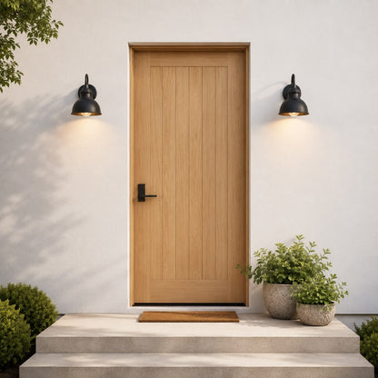 Modern Outdoor Wall Light Waterproof Iron Wall Mounted LED 3000K Warm Glow