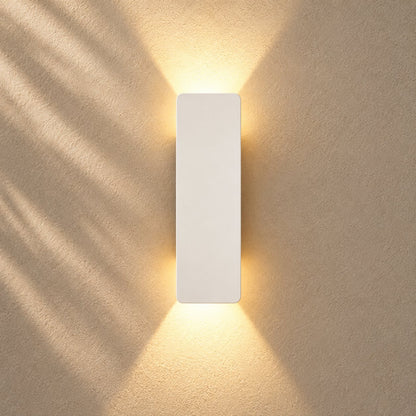 Modern Outdoor Wall Light Wall Mounted Aluminum 18W LED IP65 Weather Resistant for Gardens