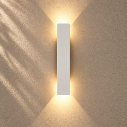 Modern Outdoor Wall Light Wall Mounted Aluminum 18W LED IP65 Weather Resistant for Gardens