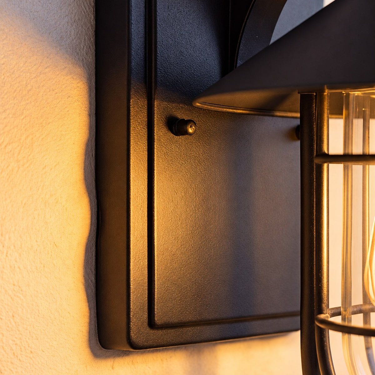 Modern Outdoor Wall Light Motion Sensor Waterproof Metal LED Fixture for Exterior Use