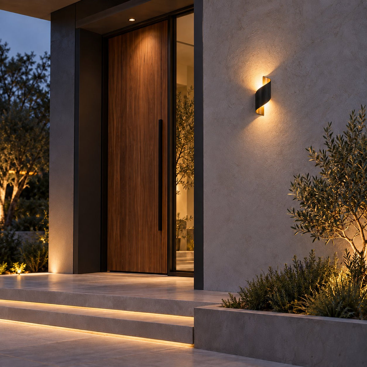 Modern Outdoor Wall Light Up and Down Sconce Waterproof Aluminum with LED PC Shade 10W 700lm