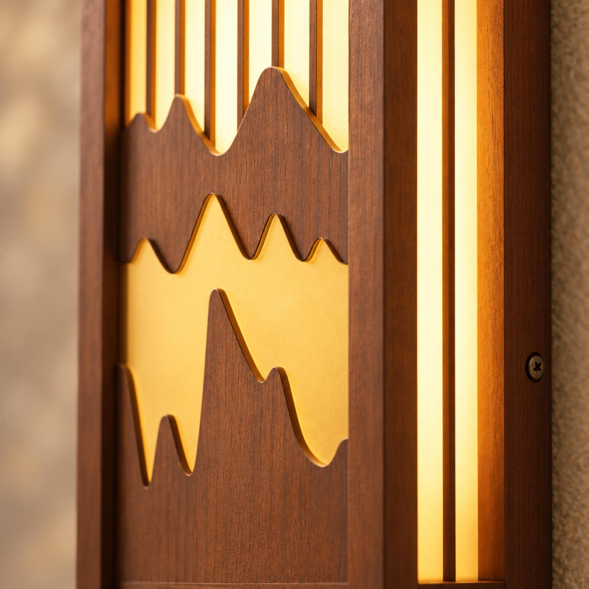 Modern Outdoor Wall Light Wall Mounted Stainless Steel Integrated LED Weather-Resistant IP65
