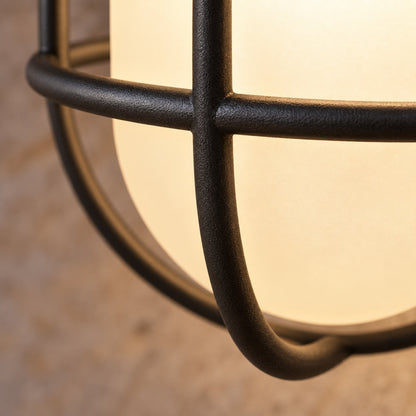 Modern Outdoor Wall Light Adjustable Wall Mounted Iron and Glass LED Fixture for Patios and Gardens