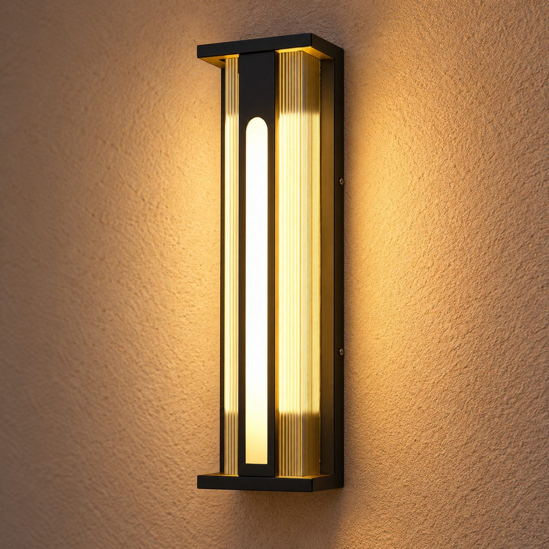 Modern Outdoor Wall Light Wall Mounted Stainless Steel Adjustable LED Weather Resistant