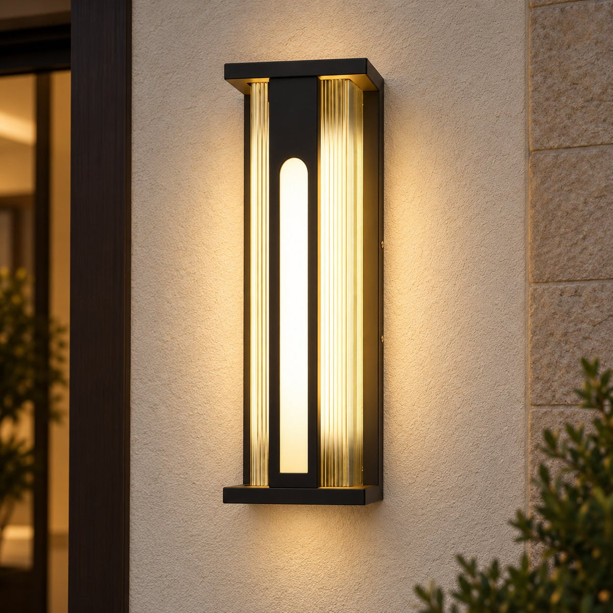 Modern Outdoor Wall Light Wall Mounted Stainless Steel Adjustable LED Weather Resistant