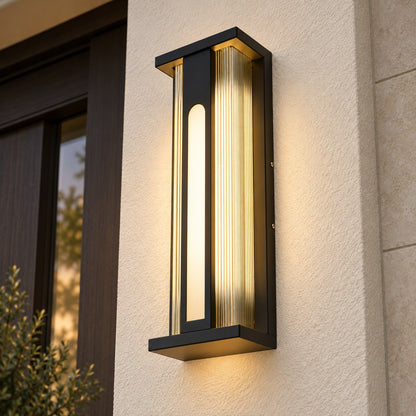 Modern Outdoor Wall Light Wall Mounted Stainless Steel Adjustable LED Weather Resistant