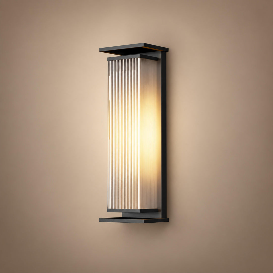 Modern Outdoor Wall Lamp Stainless Steel Waterproof LED Dimmable Wall Sconce for Exterior Use