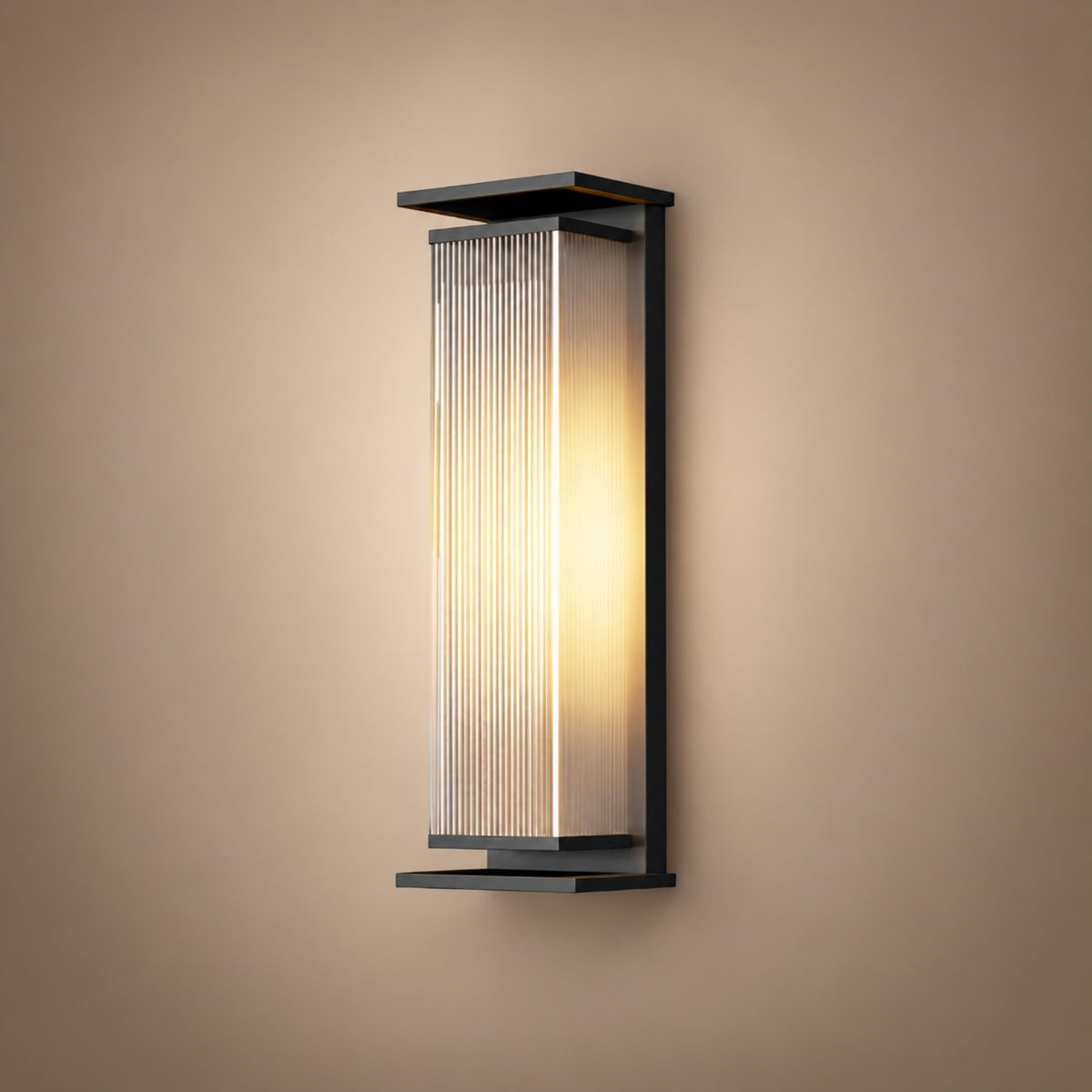 Modern Outdoor Wall Lamp Stainless Steel Waterproof LED Dimmable Wall Sconce for Exterior Use