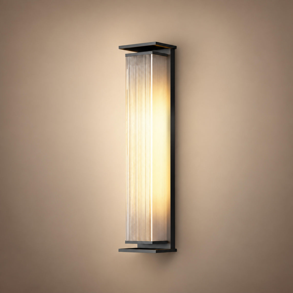 Modern Outdoor Wall Lamp Stainless Steel Waterproof LED Dimmable Wall Sconce for Exterior Use
