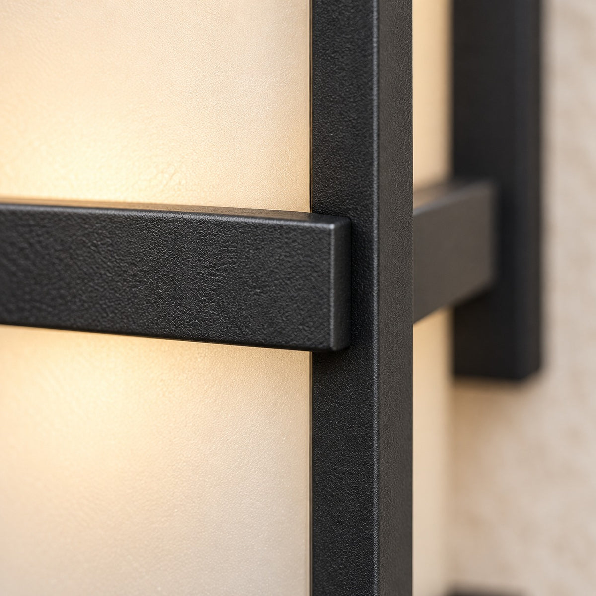 Modern Outdoor Wall Lantern Wall Mounted Aluminum Frosted Glass LED IP65 Waterproof