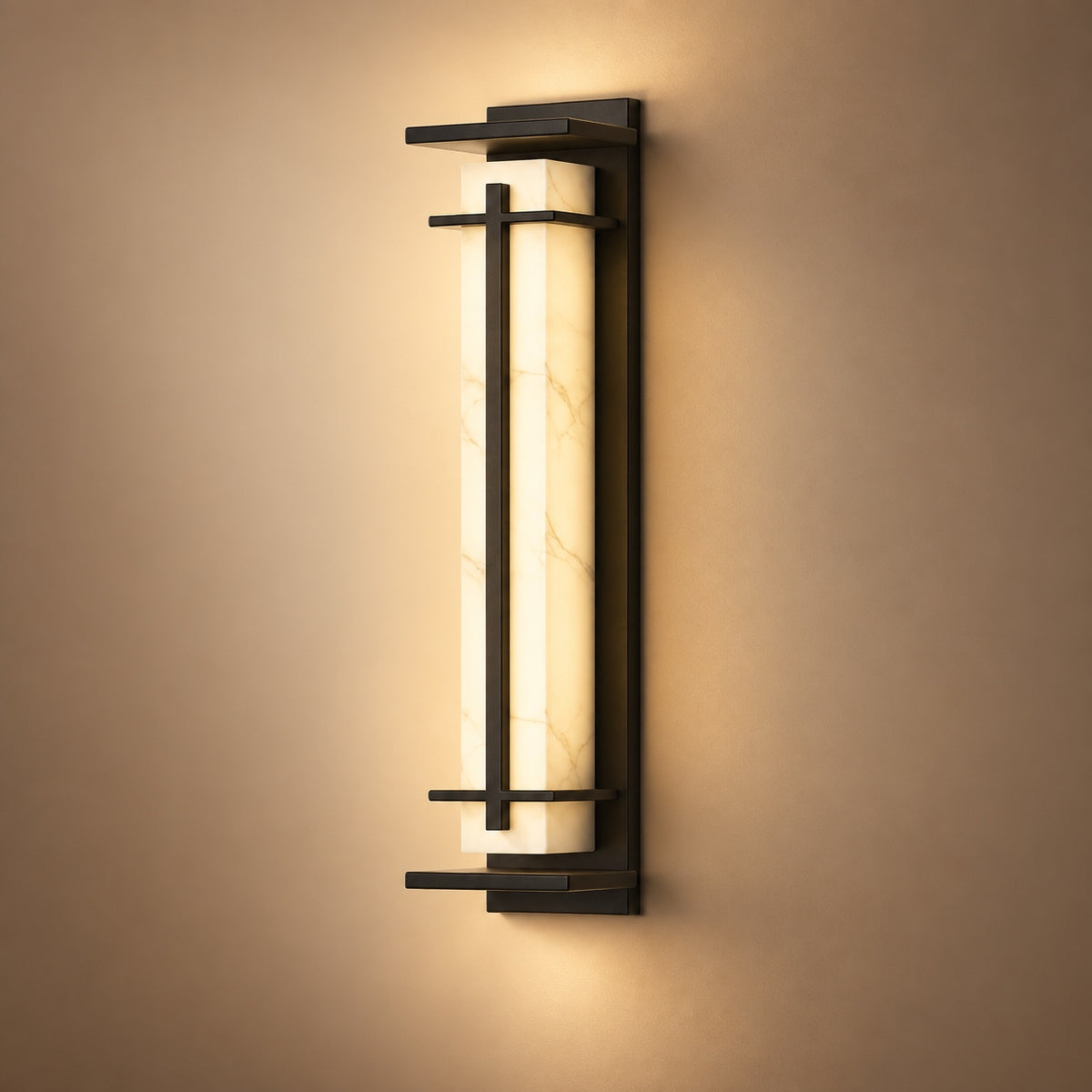 Modern Outdoor Wall Light Waterproof Stainless Steel IP65 Rated Integrated LED Fixture