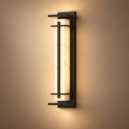 Modern Outdoor Wall Light Waterproof Stainless Steel IP65 Rated Integrated LED Fixture