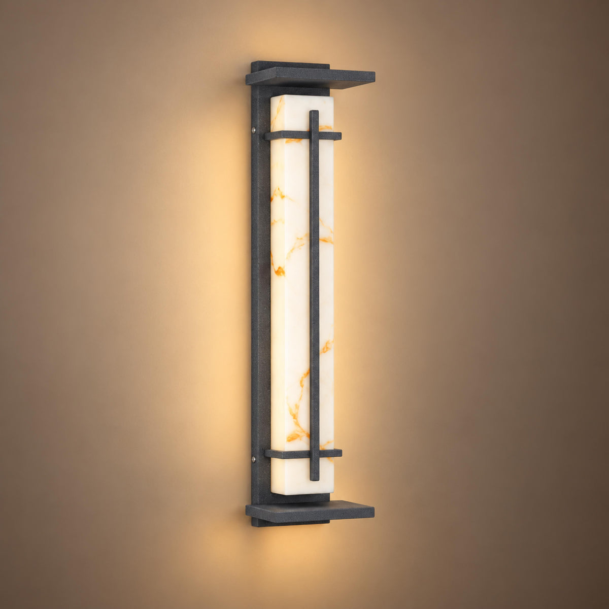 Modern Outdoor Wall Light Waterproof Stainless Steel IP65 Rated Integrated LED Fixture