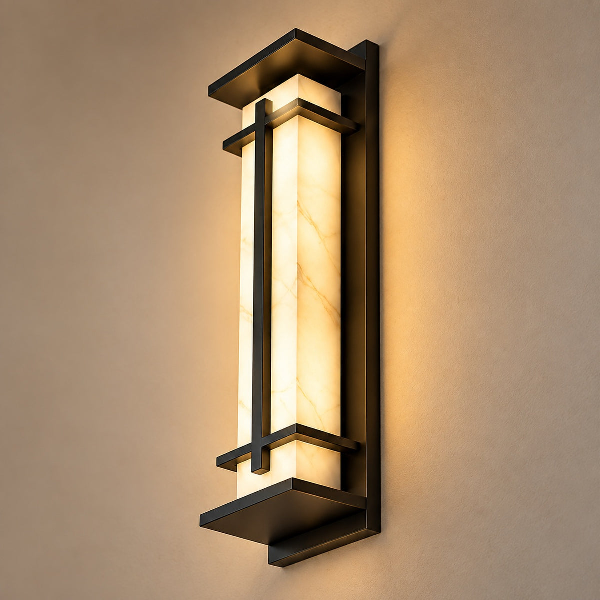 Modern Outdoor Wall Light Waterproof Stainless Steel IP65 Rated Integrated LED Fixture
