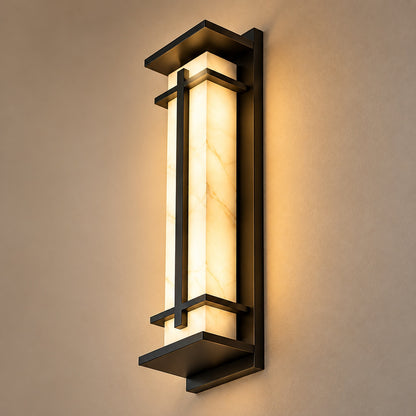 Modern Outdoor Wall Light Waterproof Stainless Steel IP65 Rated Integrated LED Fixture