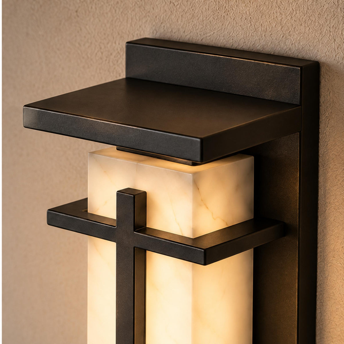Modern Outdoor Wall Light Waterproof Stainless Steel IP65 Rated Integrated LED Fixture