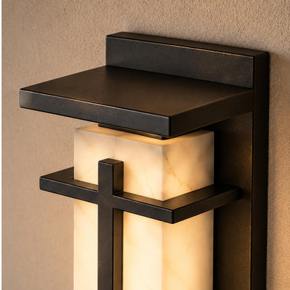 Modern Outdoor Wall Light Waterproof Stainless Steel IP65 Rated Integrated LED Fixture