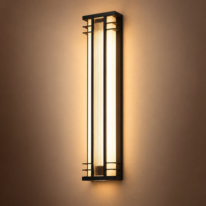 Modern Outdoor Wall Light Wall Mounted Stainless Steel Acrylic LED Weather Resistant