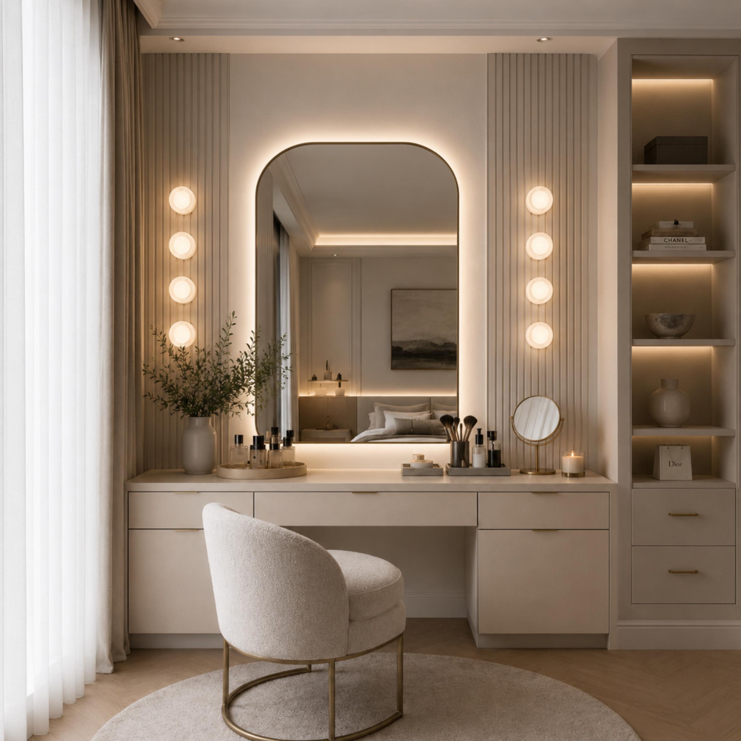 Modern Wall Light Wall Mounted Dimple Glass Aluminum LED with Smart Light Sensor 3000K