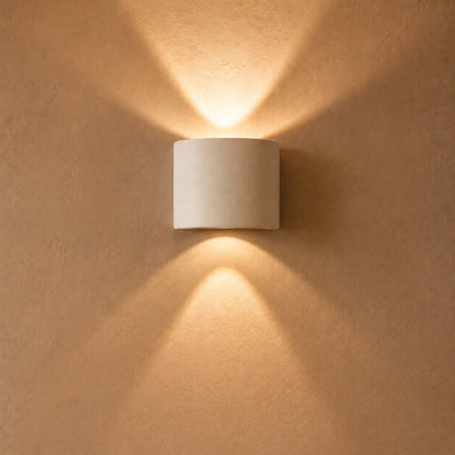 Modern Waterproof Outdoor Wall Light Aluminum Up-and-Down LED Sconce for Indoor and Outdoor Use