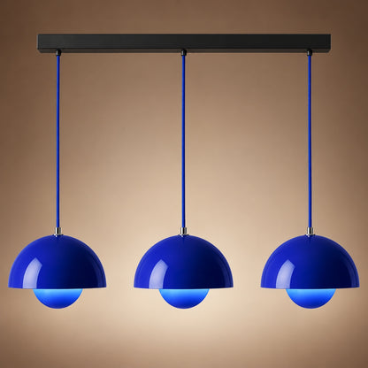 Modern Adjustable Black Pendant Light Hanging Metal LED for Kitchen and Home Lighting