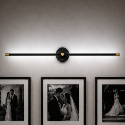 Modern Wall Sconce Light Adjustable Linear Metal LED with Warm and Cool Light Options
