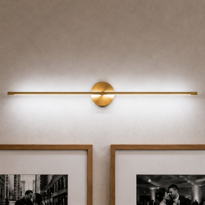 Modern Wall Sconce Light Adjustable Linear Metal LED with Warm and Cool Light Options