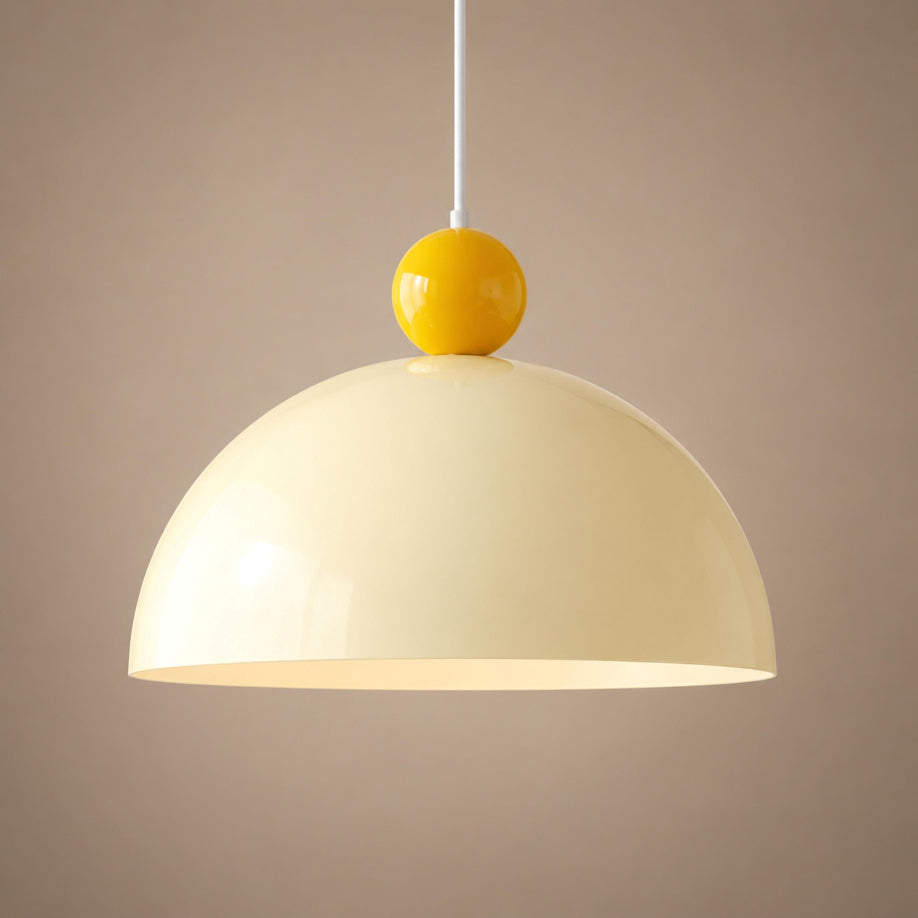Modern Colorful Glass Pendant Light Adjustable Height LED Hanging Fixture for Kitchen Dining