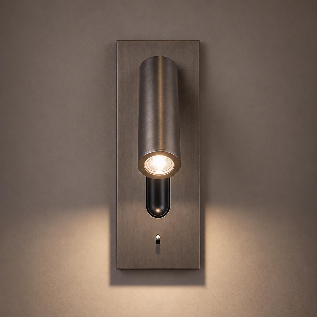 Modern Wall Mounted Bedside Lamp Metal Frame Adjustable LED Lighting for Bedroom Use
