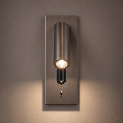 Modern Wall Mounted Bedside Lamp Metal Frame Adjustable LED Lighting for Bedroom Use