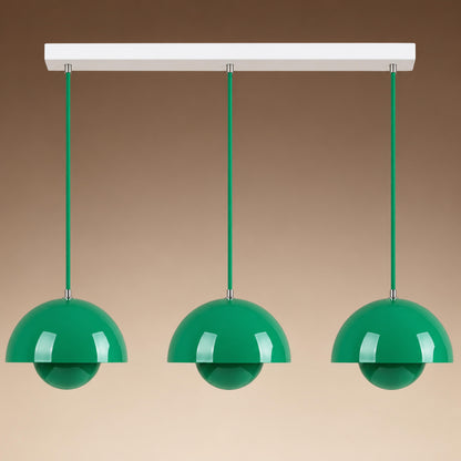 Modern Adjustable Black Pendant Light Hanging Metal LED for Kitchen and Home Lighting