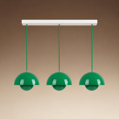 Modern Adjustable Black Pendant Light Hanging Metal LED for Kitchen and Home Lighting