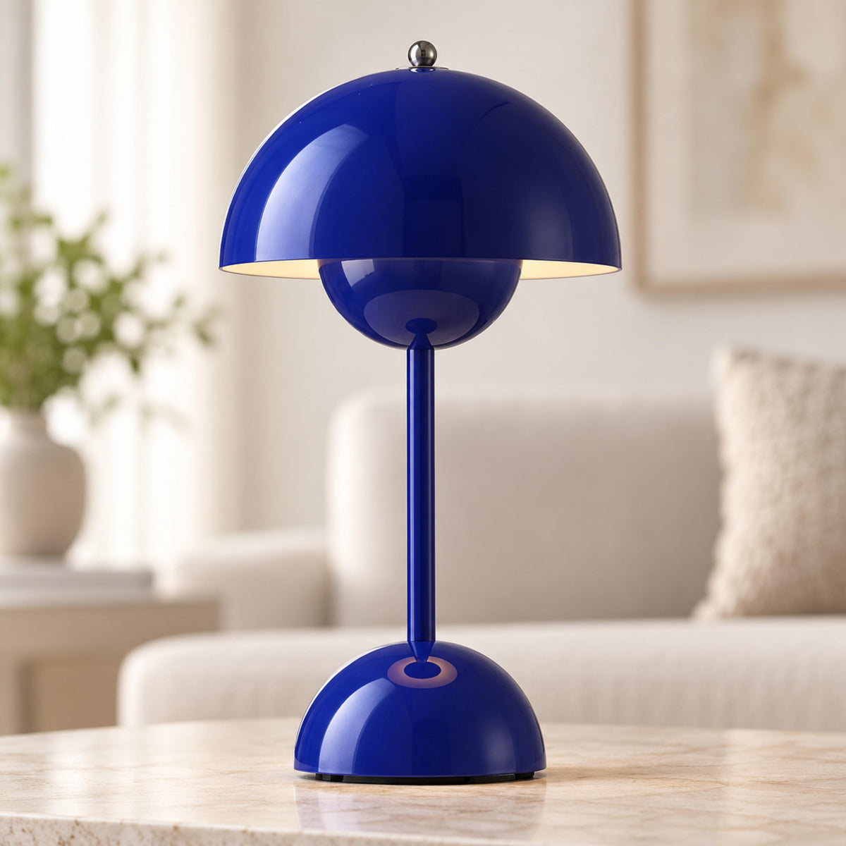 Modern Cordless Table Lamp with Adjustable Brightness and USB Charging for Indoor and Outdoor Use