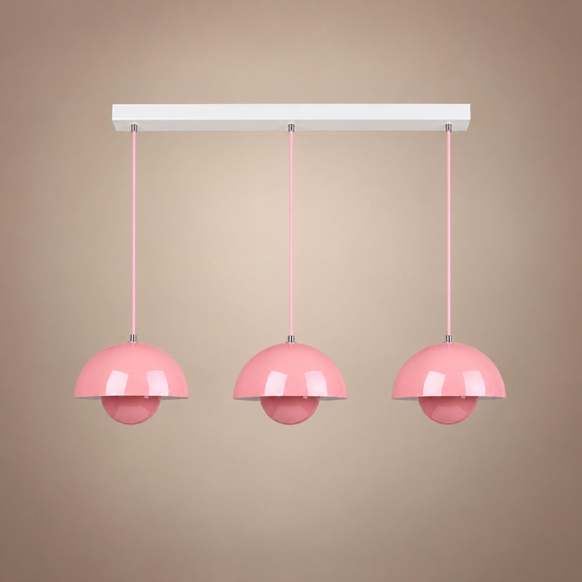 Modern Adjustable Black Pendant Light Hanging Metal LED for Kitchen and Home Lighting
